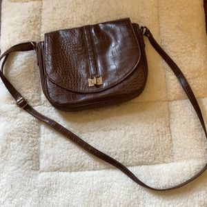 Like New Mango/MNG/Zara Small Bag Faux Croc